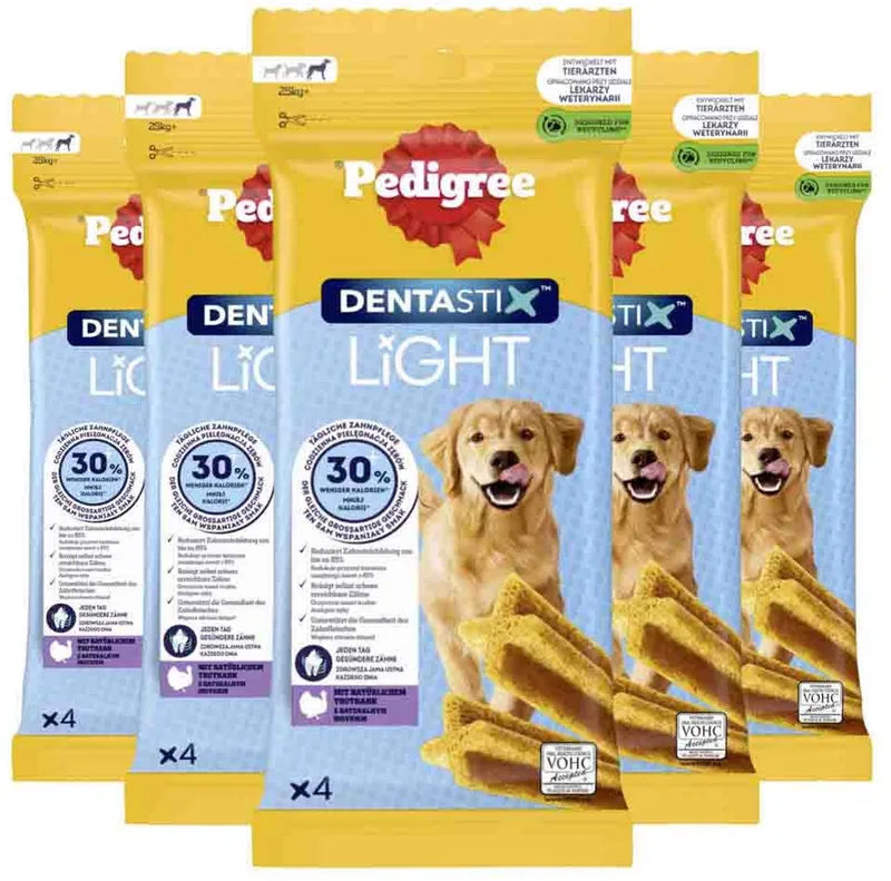Hondensnack Dentastix Light Large - 5 x 87 gr - Voordeelverpakking by Pedigree – product photo