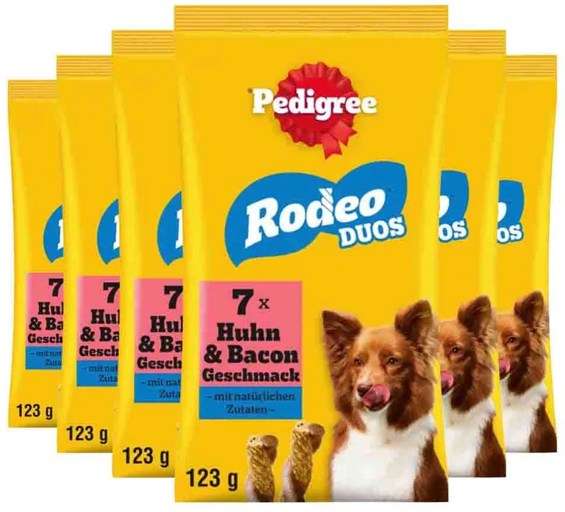Hondensnack Rodeo Kip - 6 x 123 gr - Voordeelverpakking by Pedigree – product photo