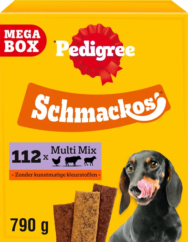 Hondensnacks - Schmackos Megabox - 110 stuks 790 g by Pedigree – product photo