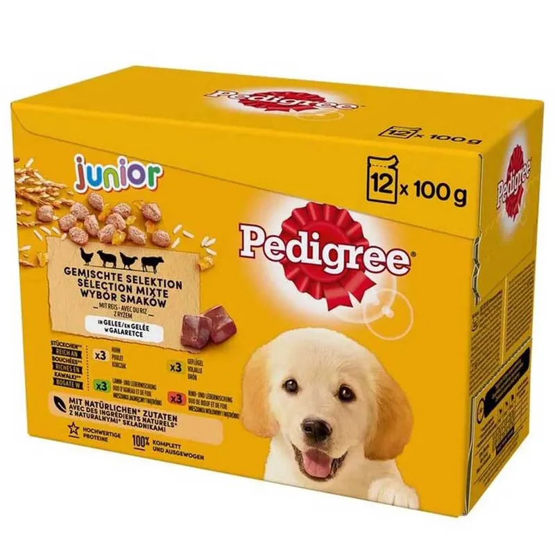 Junior Selection Mix 12x100g Nassfutter Für Hunde von Pedigree – Produktfoto
