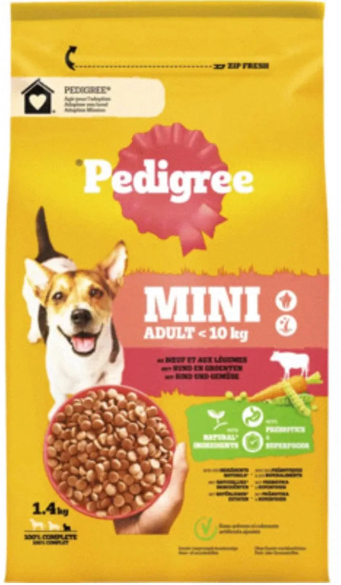 Mini Adult - Rund - Hondenvoeding - 1.4 kg von Pedigree – Produktfoto