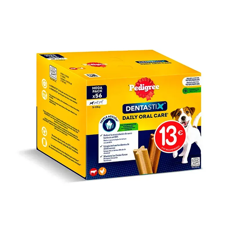 Multipack Dentastix Friandises Pour Petits Chiens 56 Unités de Pedigree – photo produit