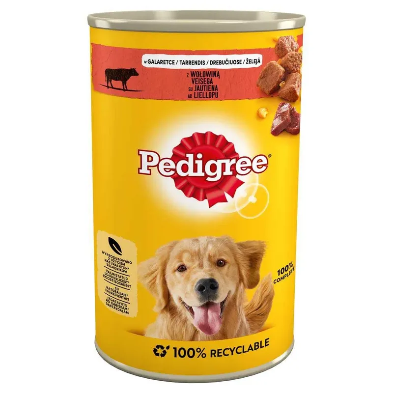 Pedigree 5900951015854 Rundvlees Volwassen 12 Nat Hondenvoer 1.2kg by Pedigree – product photo