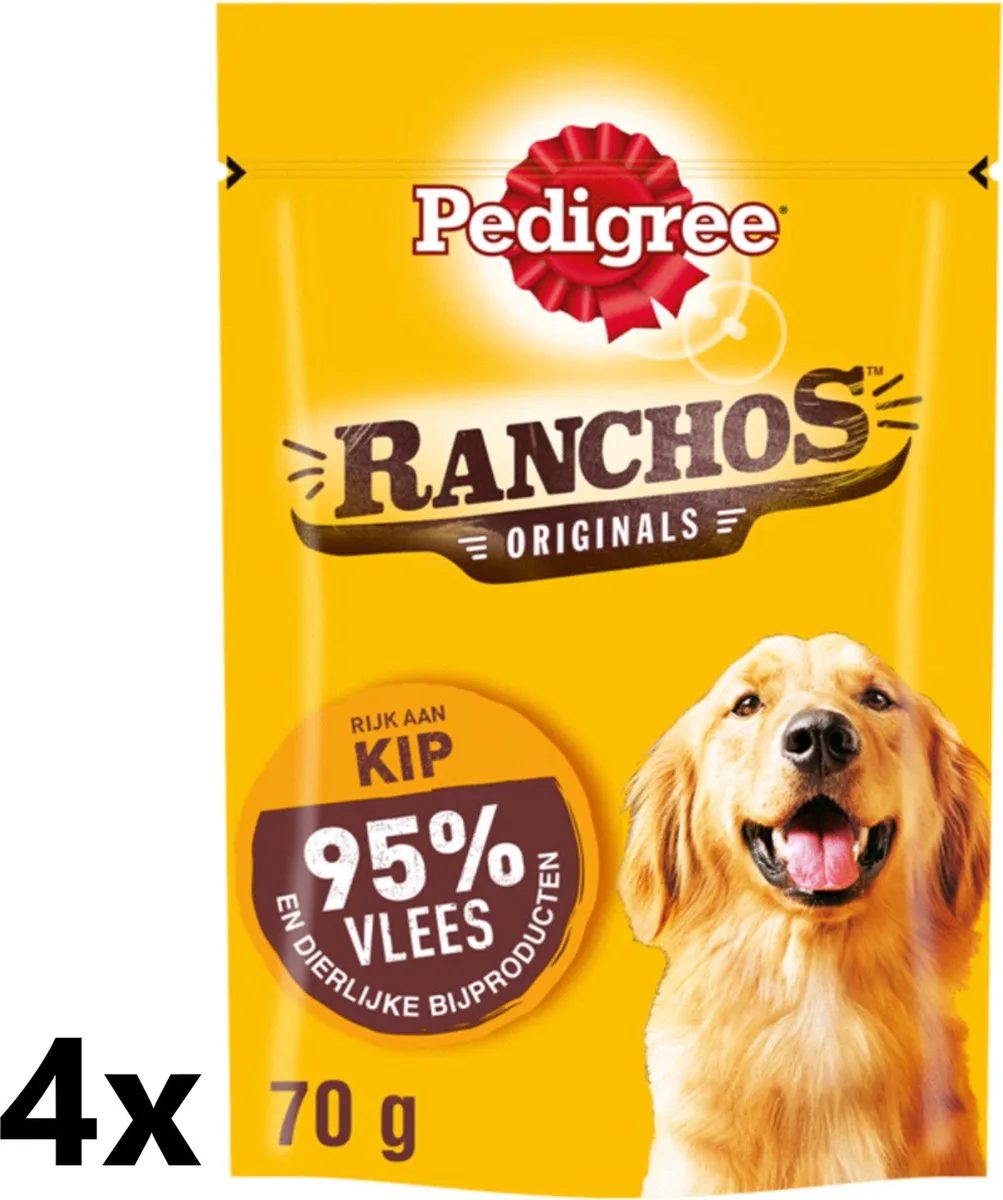 Ranchos Originals met Kip - 4x70g van Pedigree – productfoto