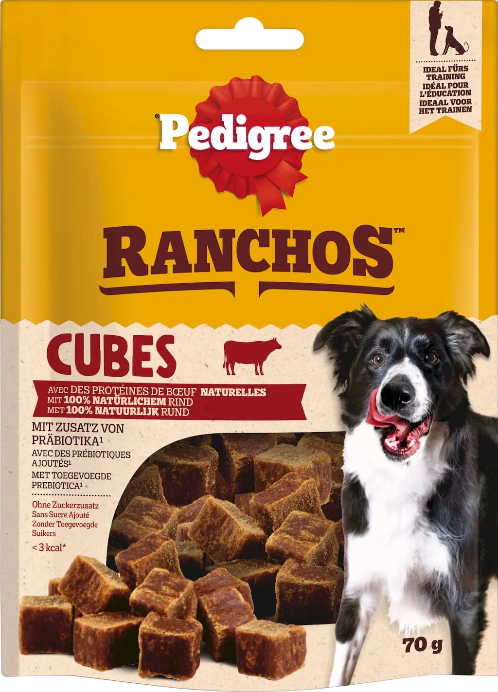 Ranchos™ Cubes mit Rind - 70 g by Pedigree – product photo