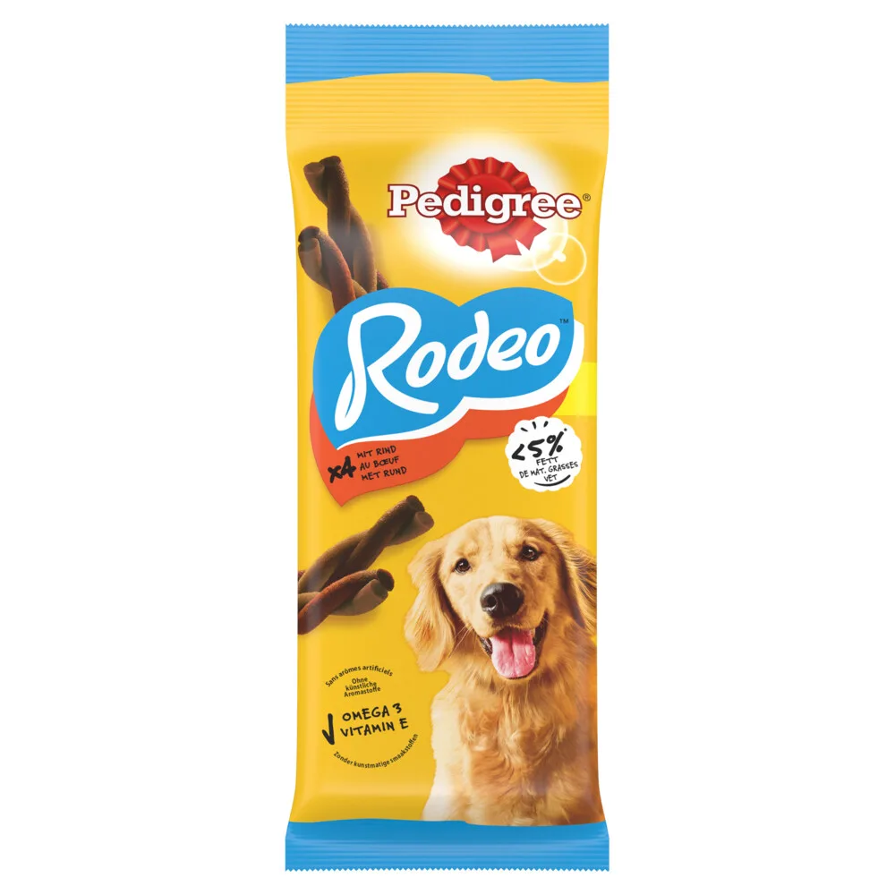 Rodeo Kauwsticks Hondensnacks Rund 70 gr de Pedigree – photo produit