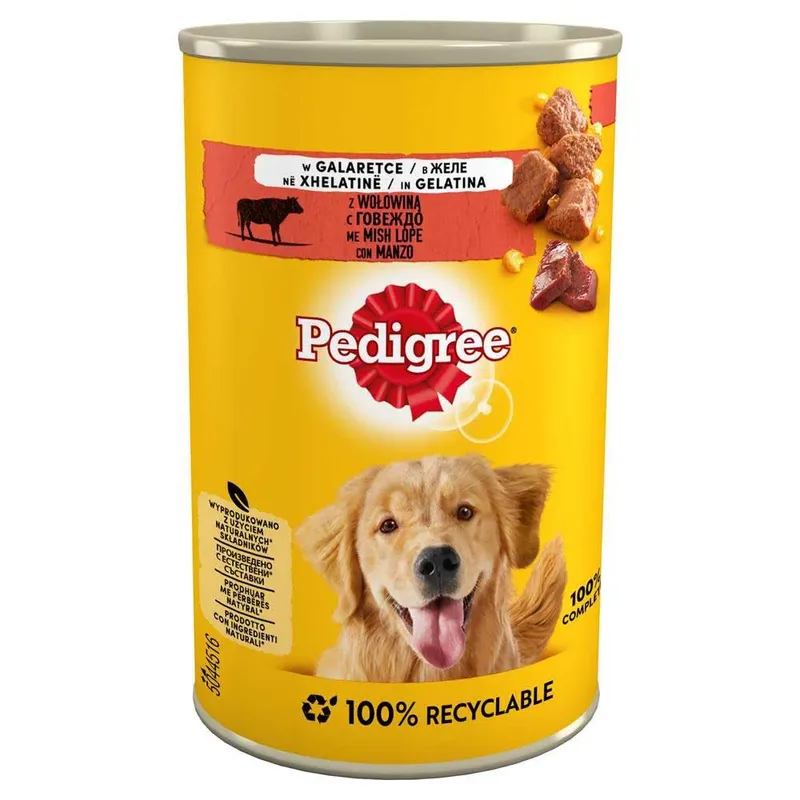 Rundvlees In Gelei Nat Hondenvoer 400g de Pedigree – photo produit