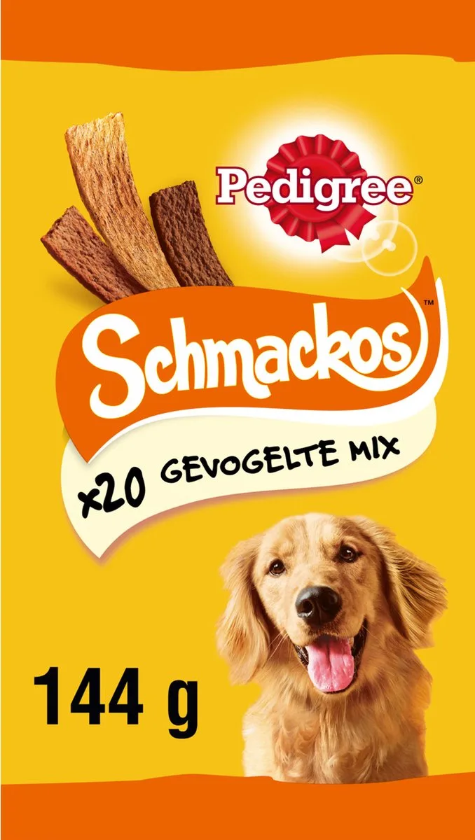 Schmackos - Hondensnacks - Gevogelte 144 g von Pedigree – Produktfoto