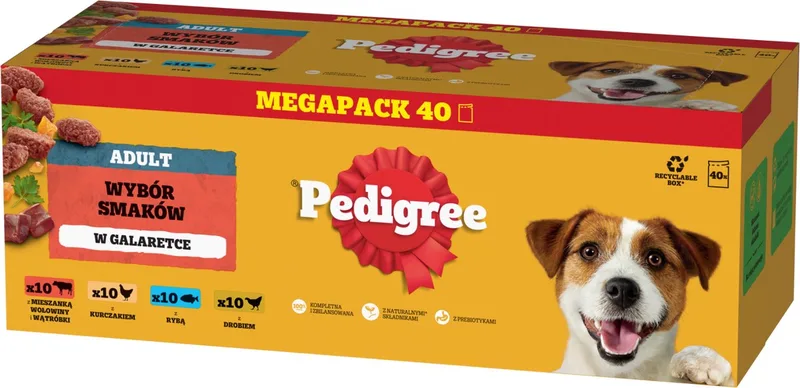 Wybór Smaków Serie - Hondenvoer in Gelei - 40x100g - Voor Volwassen Honden by Pedigree – product photo
