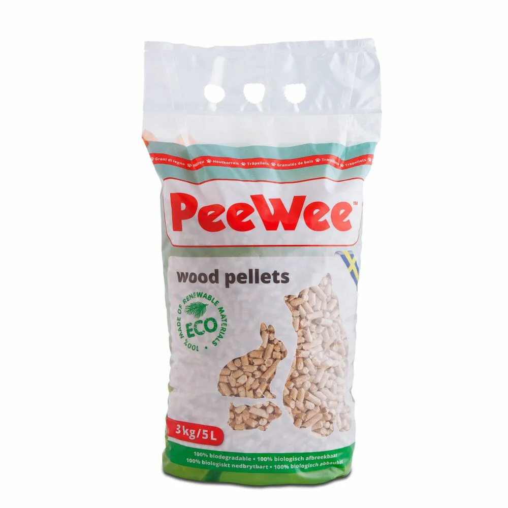 Houtkorrels 3 kg van PeeWee – productfoto