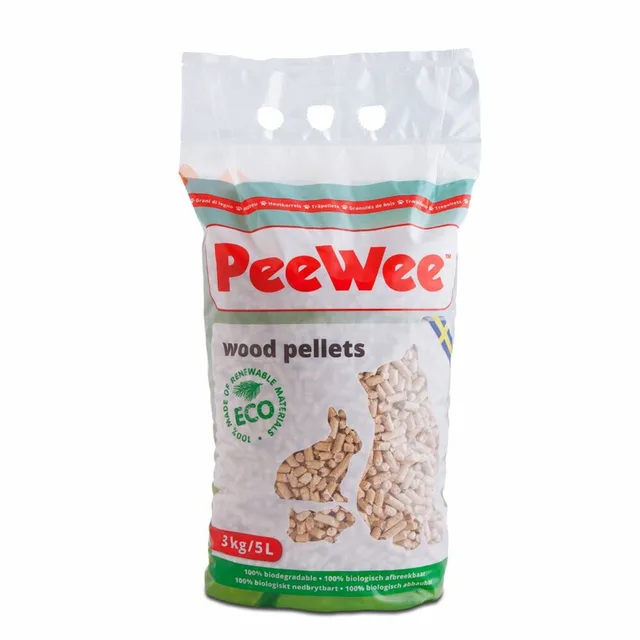 Houtkorrels - Kattenbakvulling - 3 kg
