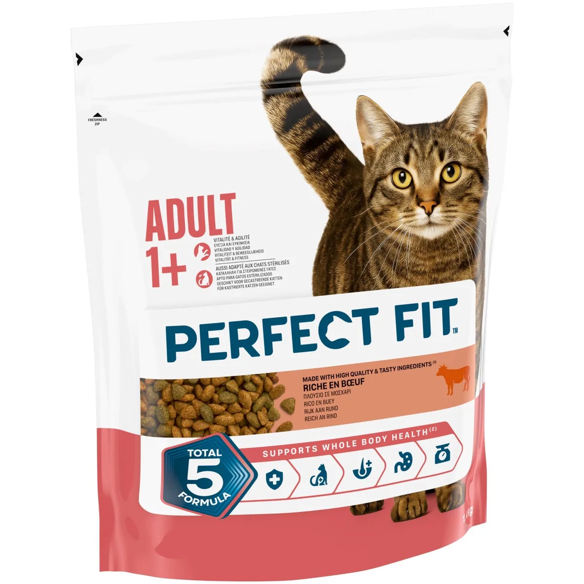 1,4kg Sterile 1+ Rijk aan Rund Perfect Fit Kattenvoer by Perfect Fit – product photo