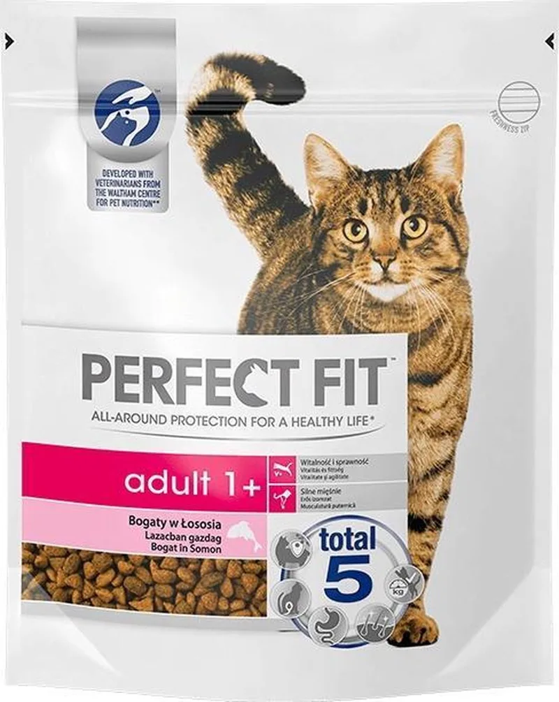 1x Perfect Fit - Adult 1+ Droogvoer Zalm - Kattenvoer - 750 g by Perfect Fit – product photo