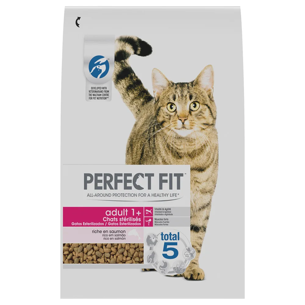 2,8kg Sterile 1+ Rijk aan Zalm Perfect Fit Kattenvoer van Perfect Fit – productfoto