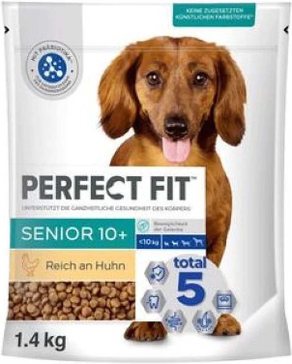 2x .PERFECT FIT hond dry Senior 10+ kip 1.4kg by Perfect Fit – product photo