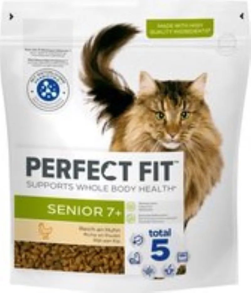 2x Perfect Fit Kattenbrokken - Senior 7+ - Kip - 1.4kg von Perfect Fit – Produktfoto