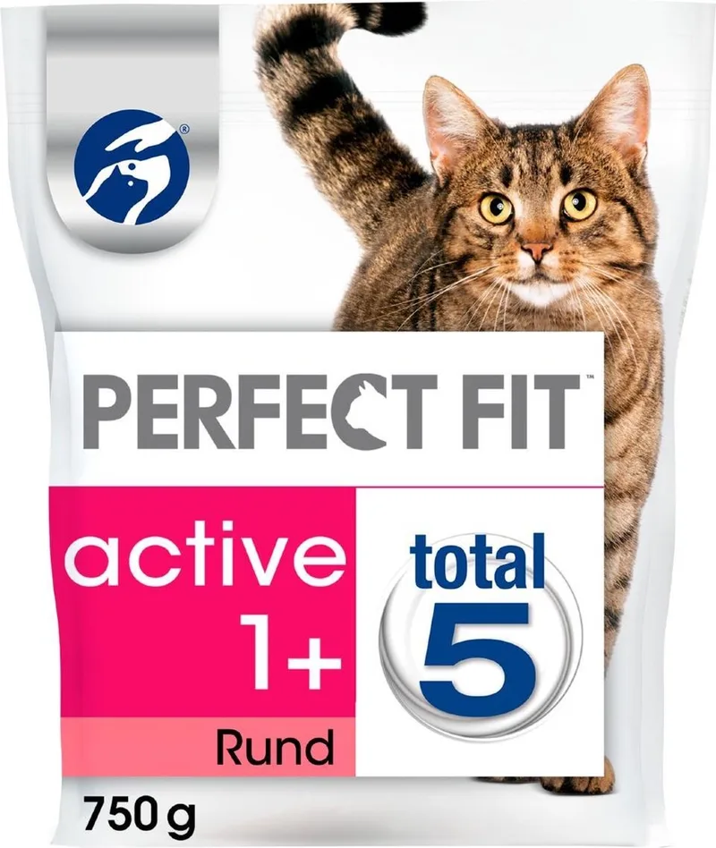 Active Adult 1+ Brokjes - Rund - Kattenvoer - 3 x 750g de Perfect Fit – photo produit