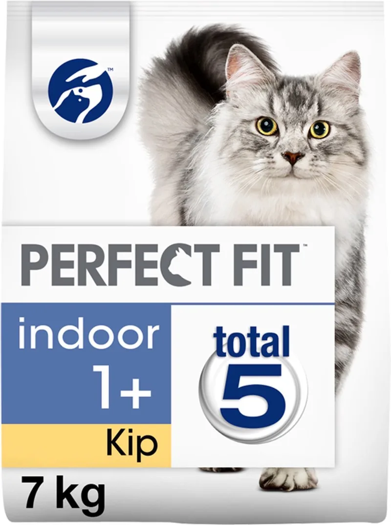 Adult 1+ Indoor Voordeelzak droge brokjes - Katten droogvoer - Kip - 7 kg by Perfect Fit – product photo