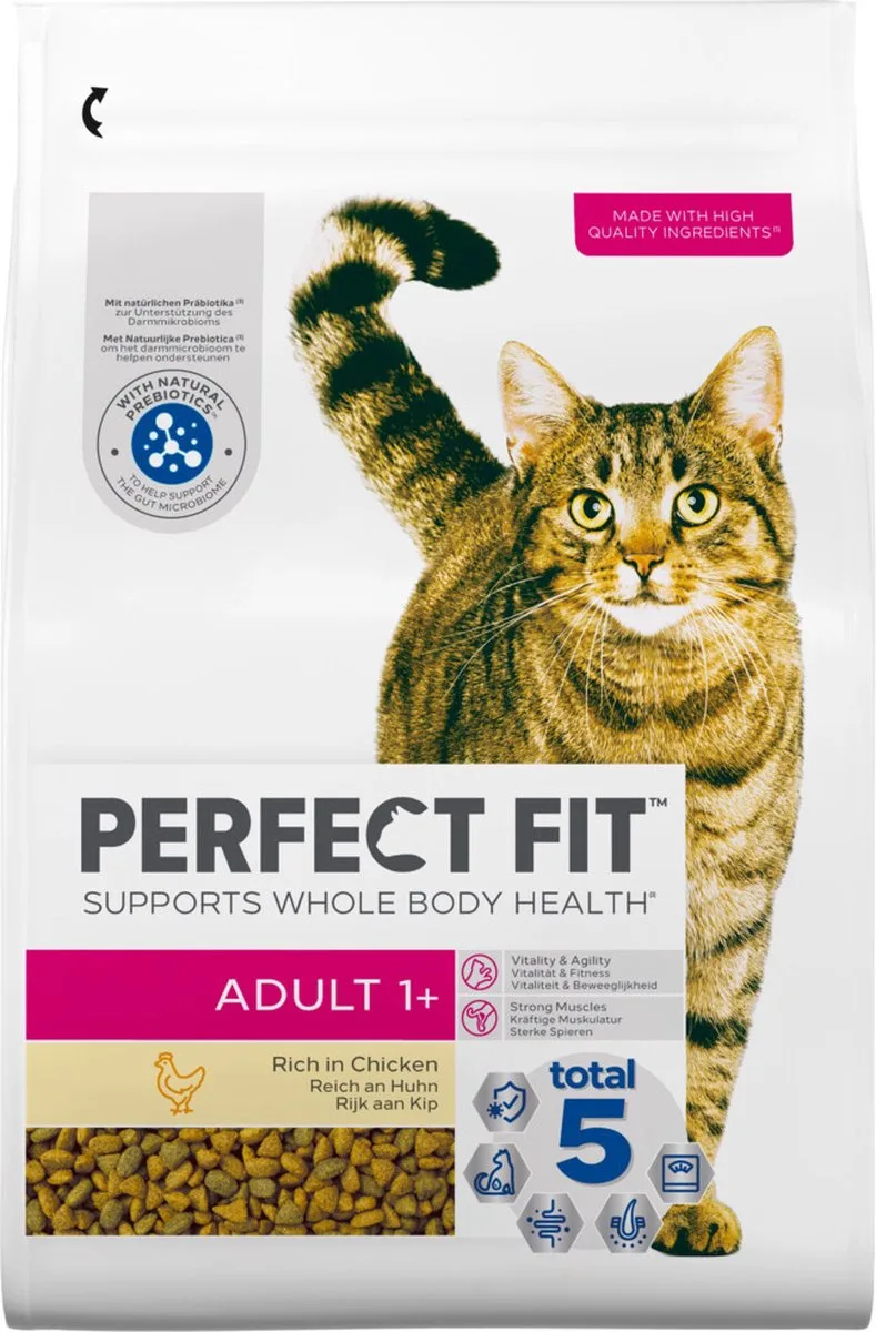Adult - Kattenbrokken - Kip - 3 x 2.8 kg von Perfect Fit – Produktfoto