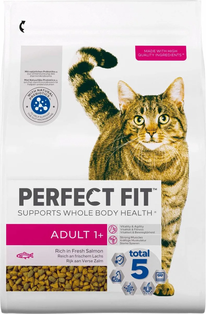 Adult - Kattenbrokken - Zalm - 2.8 kg by Perfect Fit – product photo