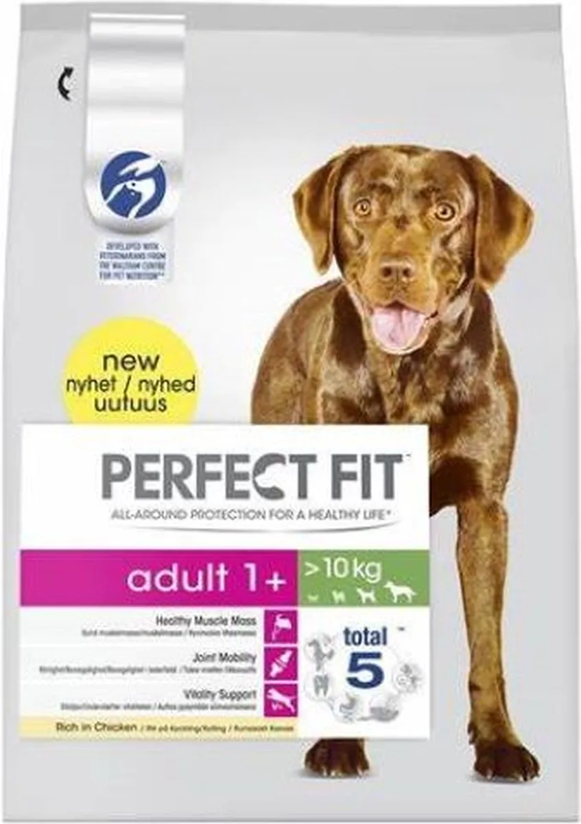 Dog Dry Adult 1+ Poulet 2.6kg van Perfect Fit – productfoto