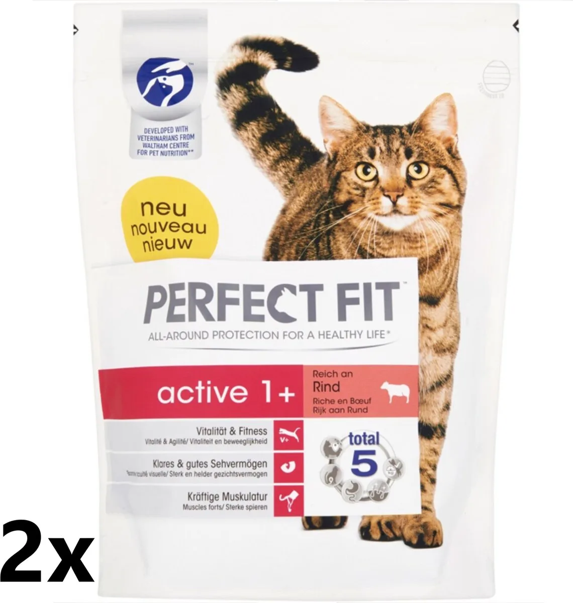 Droogvoer - Active Rund - 2x750g von Perfect Fit – Produktfoto