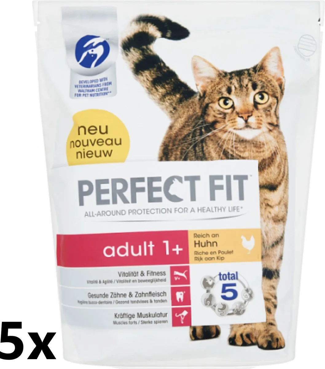 Droogvoer - Adult Kip - 5x1,4kg van Perfect Fit – productfoto