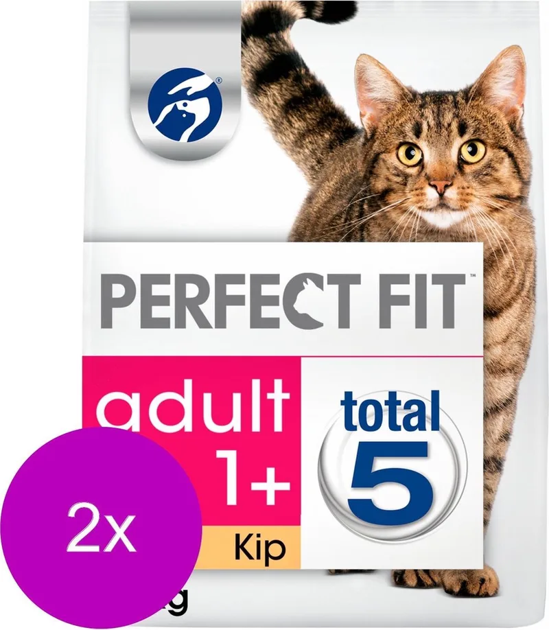 Droogvoer Adult Kip - Kattenvoer - 2 x 2.8 kg von Perfect Fit – Produktfoto