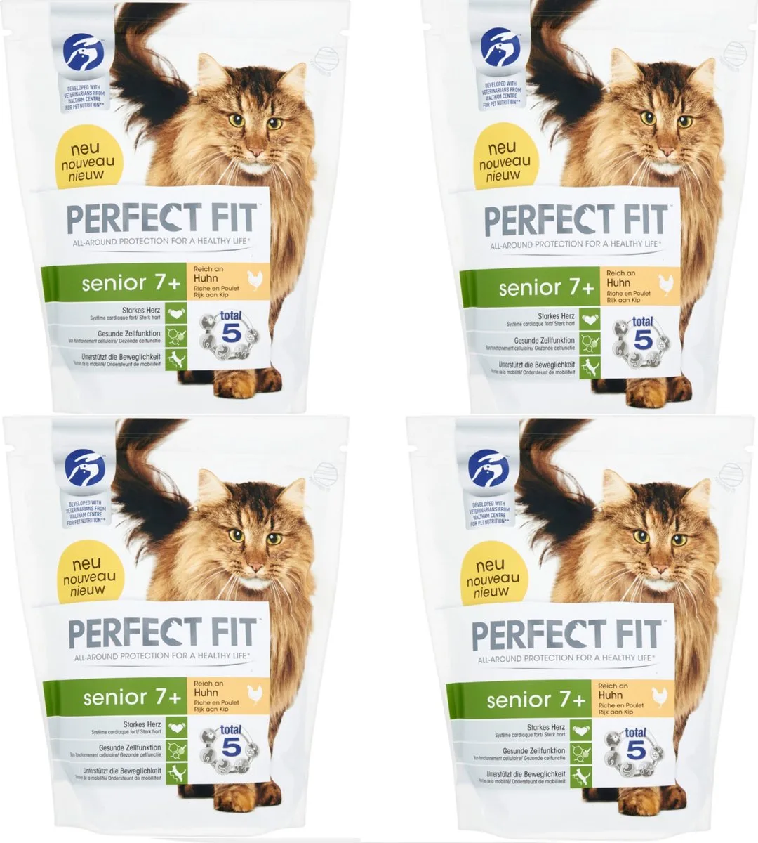 Droogvoer - Senior 7+ Kip - 4x750g de Perfect Fit – photo produit