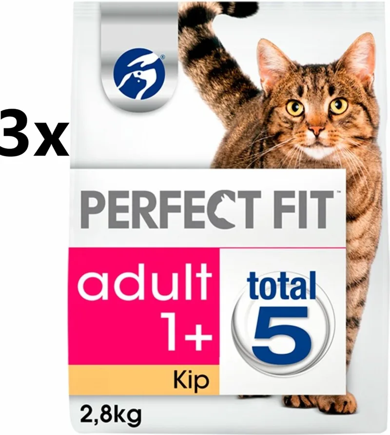 Kattenvoer - Adult Kip - 3x2,8kg de Perfect Fit – photo produit