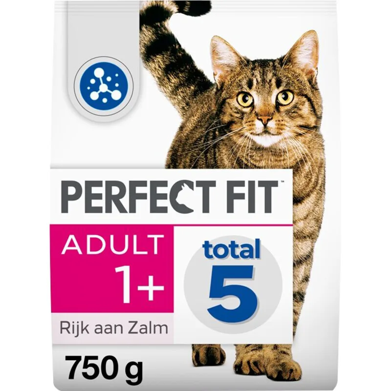Kattenvoer Adult Zalm 1+ Droogvoer de Perfect Fit – photo produit
