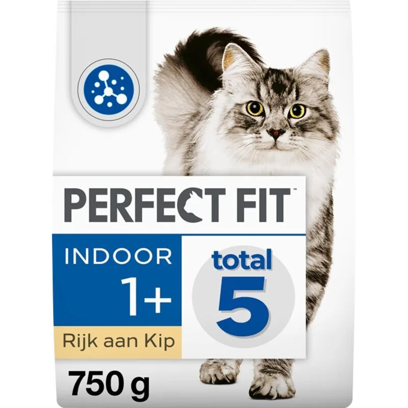Kattenvoer Indoor Adult Droogvoer 750 g de Perfect Fit – photo produit