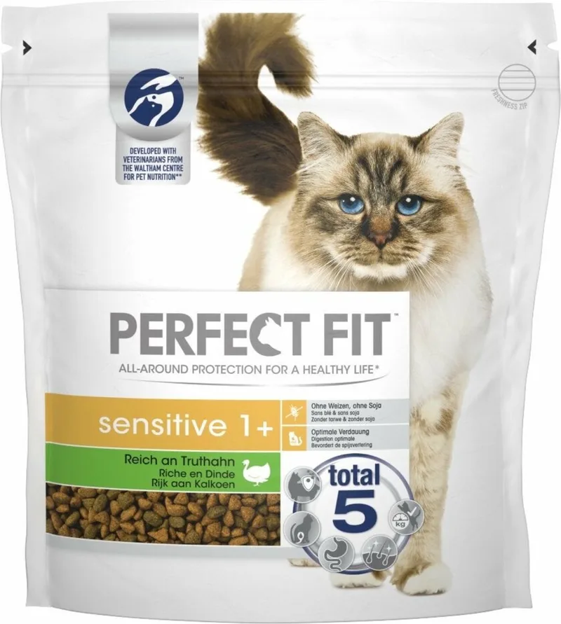 Kattenvoer - Sensitive Kalkoen - 1,4kg by Perfect Fit – product photo
