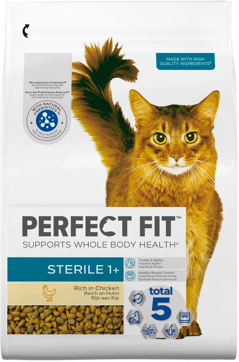 Sterile - Kattenbrokken - Kip - 2.8 kg de Perfect Fit – photo produit