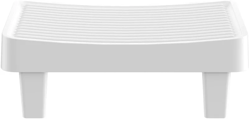 Easy Step-On Tray, compatibel met zelfreinigende kattenbak, 11 cm hoog, hoogwaardige materialen, verzamelt kattenbakvulling van kattenpoten de Petkit en Blanc – photo produit