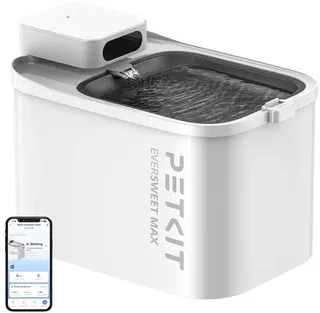 Fontaine à Eau Sans Fil Pour Animaux De Compagnie Eversweet Max Smart de Petkit en Transparent – photo produit 1 sur 3