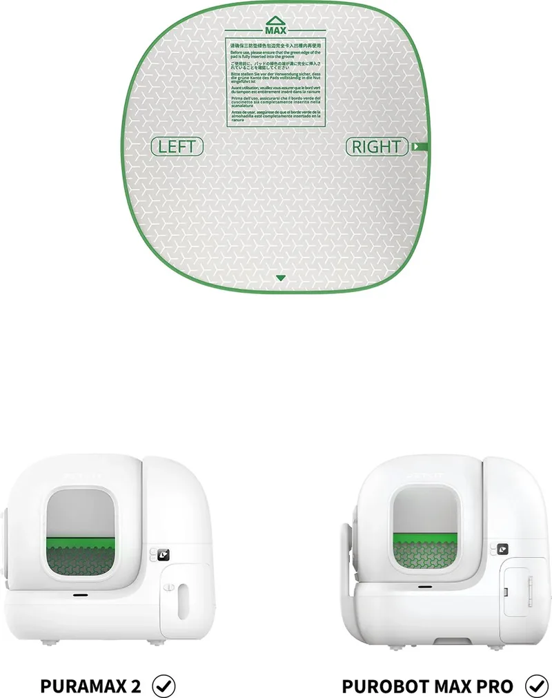 Kattenbakmat - Puramax/Puramax 2 de Petkit en Blanc – photo produit