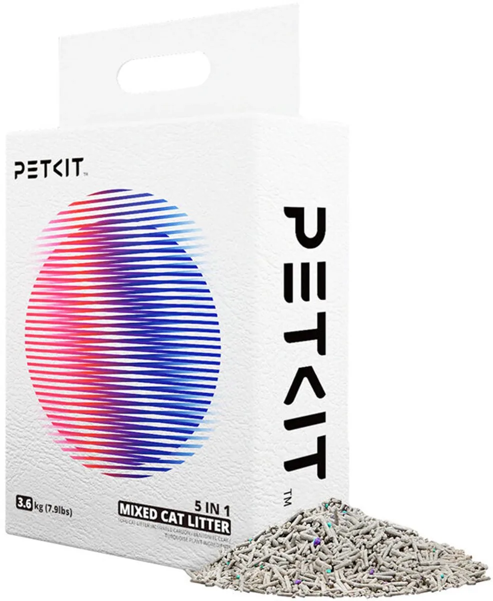 Petkit - 5 in 1 Mixed Cat Litter - Kattenbakvulling - een zak från Petkit – produktbild