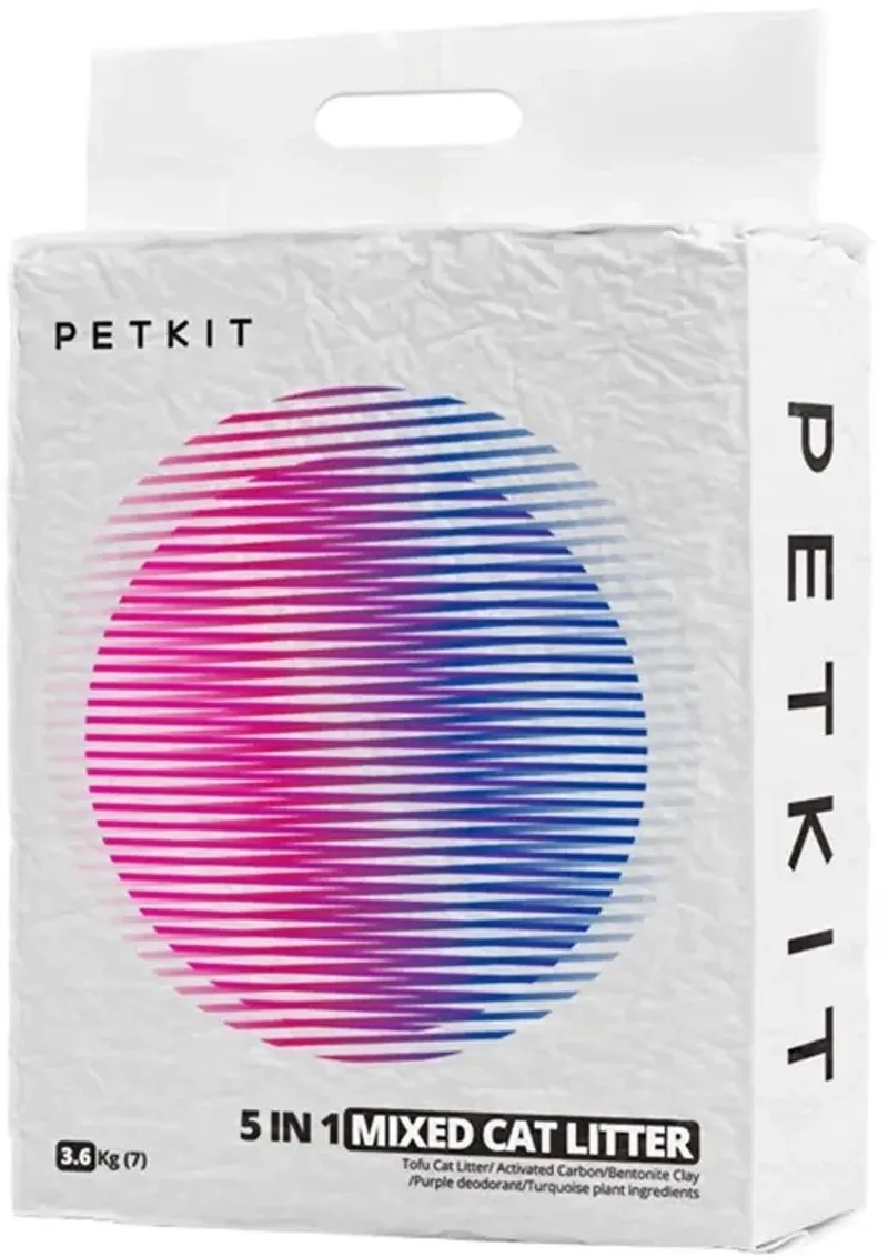 PETKIT 5 in 1 Mixed Cat Litter - Kattenbakvulling - Geschikt voor PETIKT Pura Max en Pura X de Petkit – photo produit