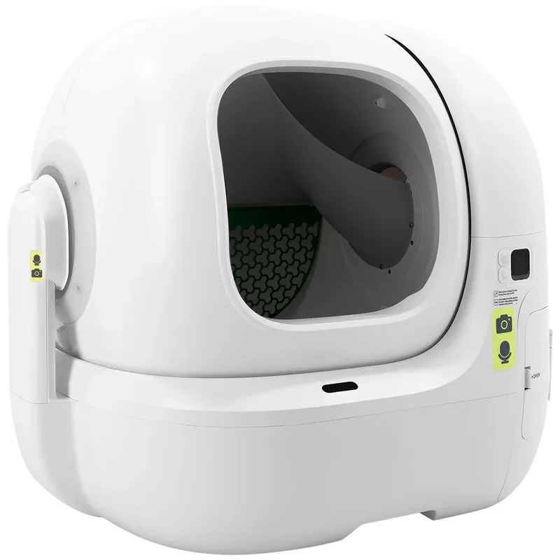 Purobot Max Pro with Camera Self- Cleaning Cat Litter Box 2 - Automatische kattenbak de Petkit en Blanc – photo produit 2 sur 5
