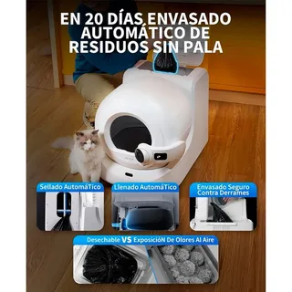 Bac à Litière Pour Chat Purobot Ultra de Petkit en Blanc – photo produit 3 sur 6