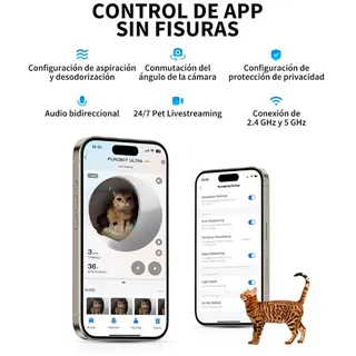 Bac à Litière Pour Chat Purobot Ultra de Petkit en Blanc – photo produit 6 sur 6
