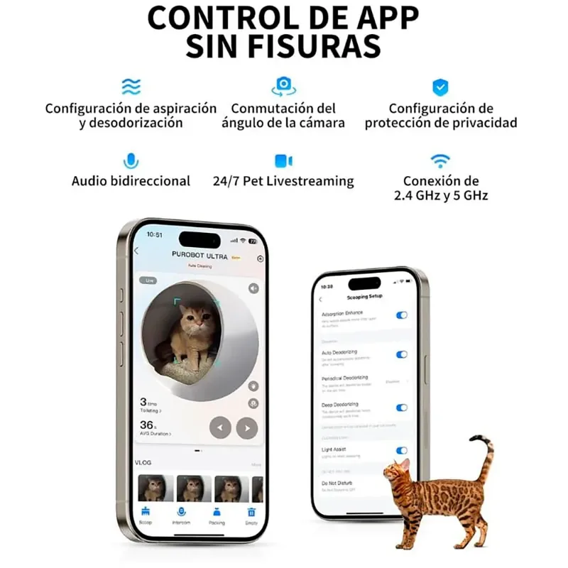 Bac à Litière Pour Chat Purobot Ultra de Petkit en Blanc – photo produit 6 sur 6