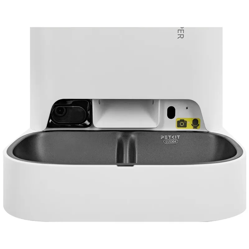 YumShare Dual-Hopper met camera - 2 compartimenten - 5 liter Automatische voerbak voor kat en hond by Petkit in Transparent – product photo 5 of 6