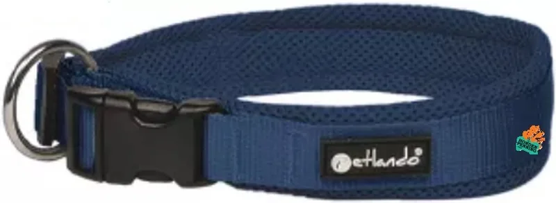Hondenhalsband Petlando Mesh Collar S 40-45 cm by Petlando in Navy donkerblauw – product photo