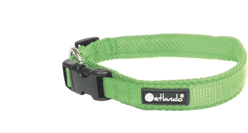 Hondenhalsband Petlando Mesh Collar XL Apple 55-60cm by Petlando in Green – product photo