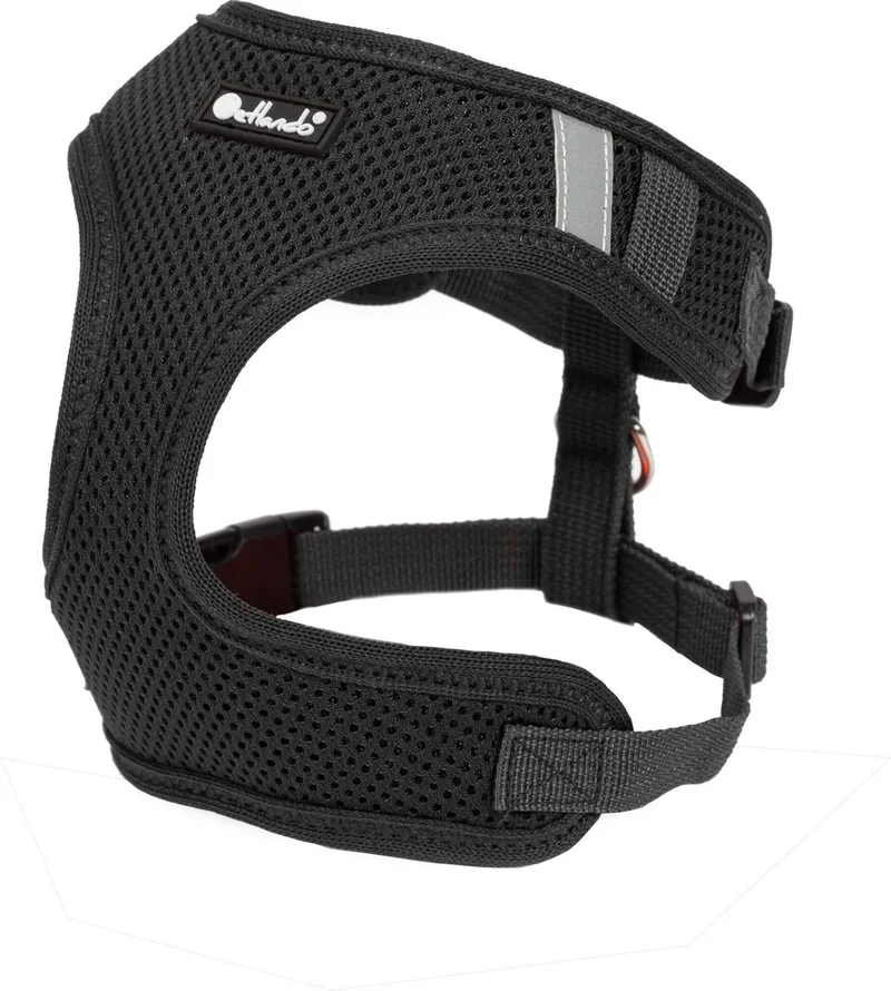 Hondenharnas Mesh Vest - Hondentuig - S 26-32/37-49 Cm by Petlando in Black – product photo
