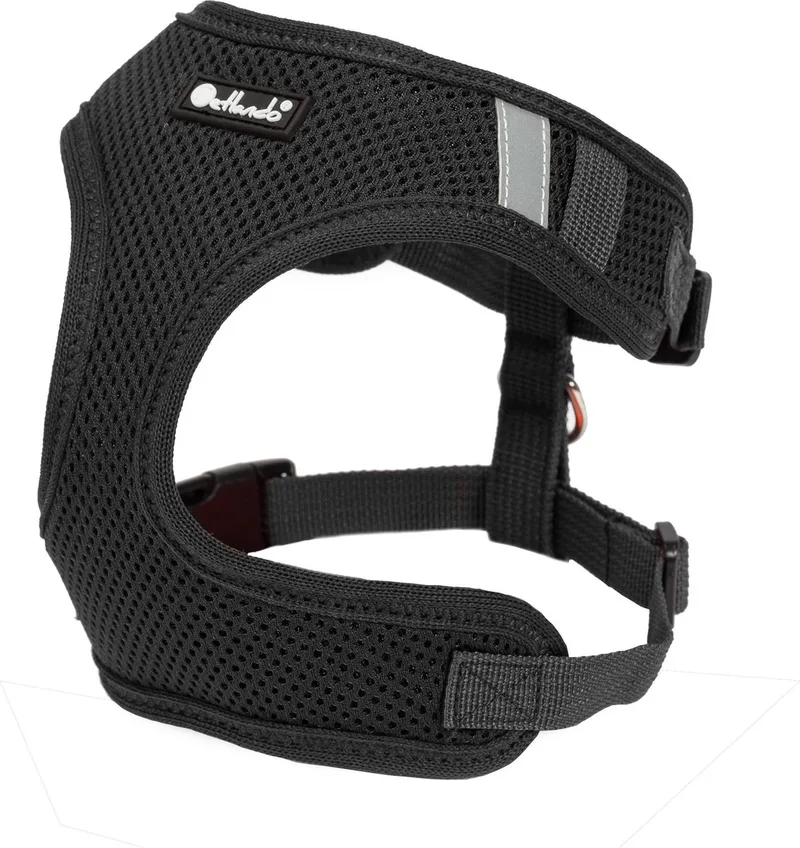 Hondenharnas Mesh Vest Zwart - Hondentuig - Xxs 14-18/25-34 Cm de Petlando en Noir – photo produit