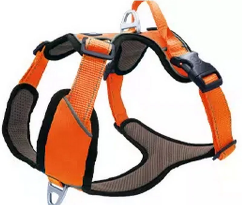 Hondentuig Outdoor maat L 68 – 82 cm. de Petlando en Orange – photo produit