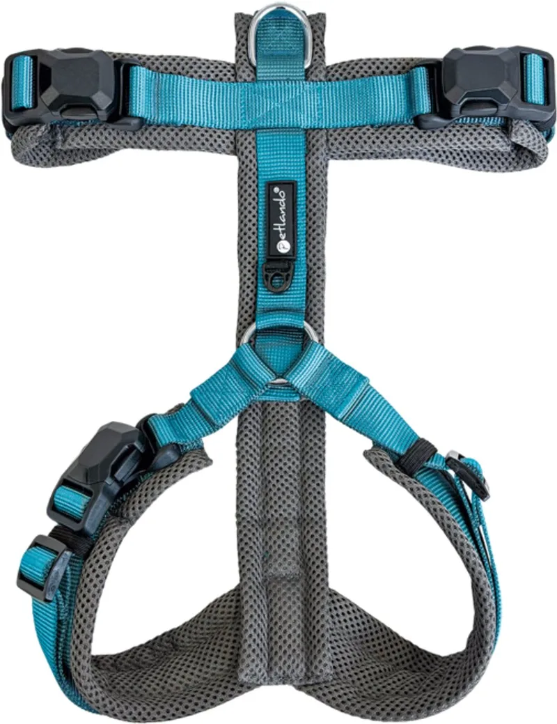 Magnetech Y-Hondentuig Comfort Antraciet/Petrol de Petlando en Anthracite – photo produit